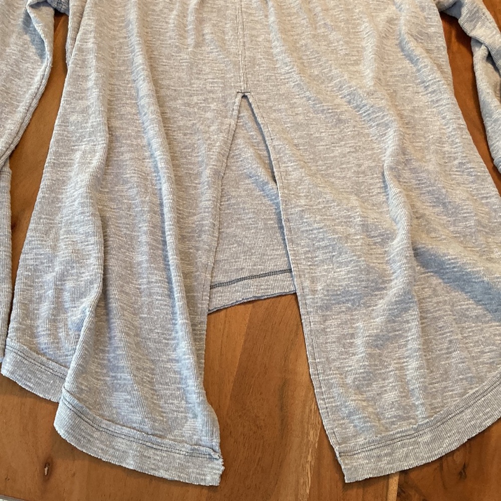 Free People open back cotton blend lightweight sweater top - Picture 6 of 13
